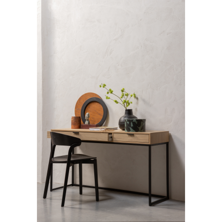 Birou Silas, lemn de stejar, stejar, 74 x 140 x 44 cm, WOOOD 373385-E [1]