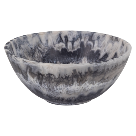 Obiecte Decorative - Bol decorativ Evo, rasina epoxidica, negru, 13 x 30 x 30 cm, WOOOD 377802-Z