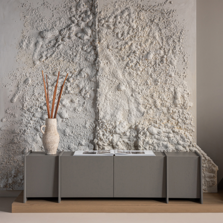 Bol decorativ Sive, argila, nisipiu, 42 x 22 x 20 cm, WOOOD 377850-Z [2]