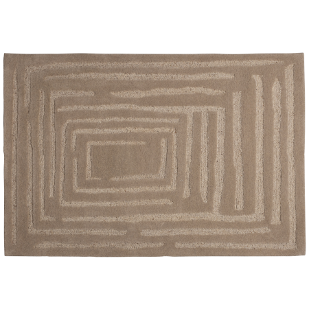 Decoratiuni Interior - Covor Alicia, lana, nisipiu, 1 x 170 x 240 cm, WOOOD 375048-Z