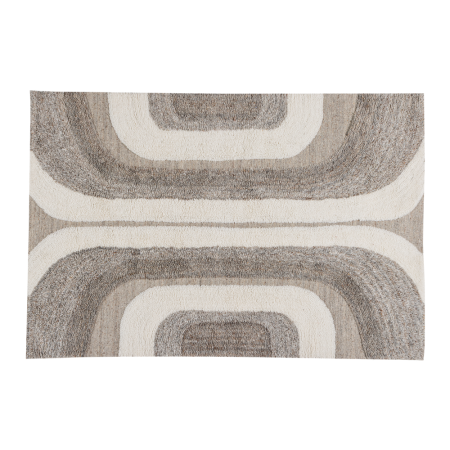 Covoare - Covor Moro, lana, gri deschis, 1 x 170 x 240 cm, WOOOD 377795-G