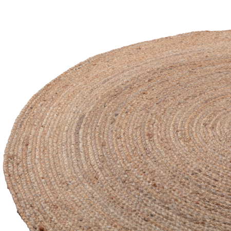 Covor Ross, iuta, natur, 1 x 150 x 150 cm, WOOOD 373283-I [3]