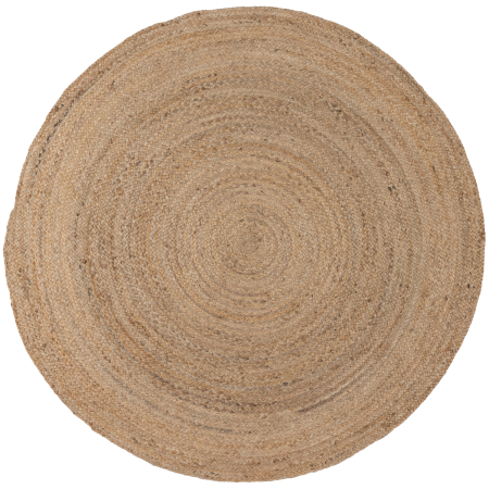 Covoare - Covor Ross, iuta, natur, 1 x 150 x 150 cm, WOOOD 373283-I