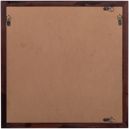 Decoratiune de perete Anno, bumbac, natur, 60 x 60 x 10 cm, WOOOD 377578-N [4]