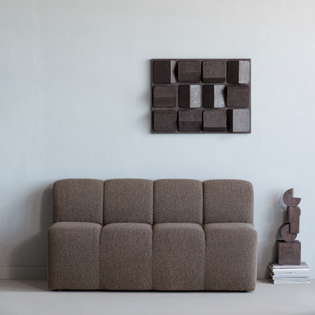 Decoratiune de perete Axis, metal, maro, 81 x 61 x 9 cm, WOOOD 377940-B [1]