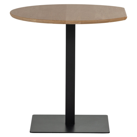 Element de capat masa bistro Tablo, lemn de stejar, transparent, 74 x 79 x 73 cm, WOOOD 377958-TP [1]