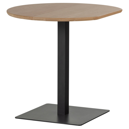 Mese dining - Element de capat masa bistro Tablo, lemn de stejar, transparent, 74 x 79 x 73 cm, WOOOD 377958-TP