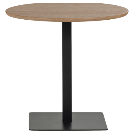 Element de capat masa bistro Tablo, lemn de stejar, transparent, 74 x 79 x 73 cm, WOOOD 377958-TP [3]
