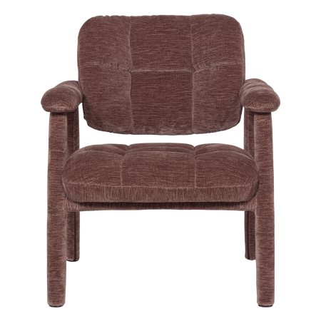 Fotoliu Loom, chenille, roz antichizat, 81 x 72 x 73 cm, WOOOD 378090-R [3]
