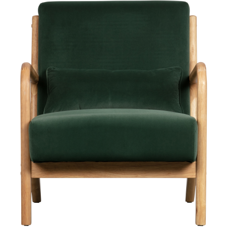 Fotoliu Mark, catifea, verde, 75 x 67 x 82 cm, WOOOD 373811-F [2]