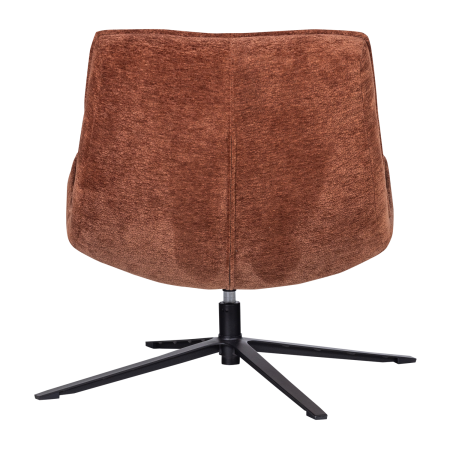 Fotoliu pivotant Maudi, chenille, maro, 84 x 74 x 86 cm, WOOOD 374074-R [5]