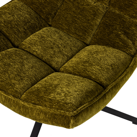 Fotoliu pivotant Maudi, chenille, verde, 84 x 74 x 86 cm, WOOOD 374074-G [5]