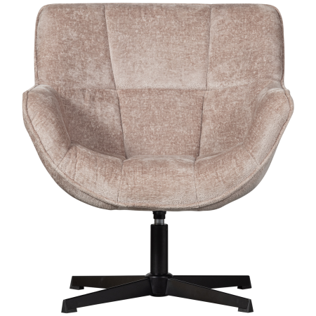 Fotoliu pivotant Wibo, poliester, taupe, 94 x 71 x 83 cm, WOOOD 374085-T [3]