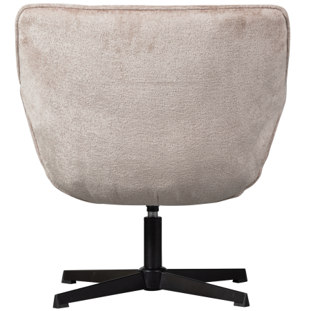 Fotoliu pivotant Wibo, poliester, taupe, 94 x 71 x 83 cm, WOOOD 374085-T [5]