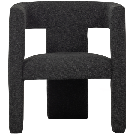 Fotoliu Tiwa, boucle, gri inchis, 70 x 64 x 64 cm, WOOOD 340486-D [3]