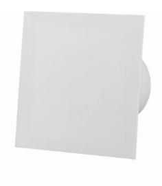 Ventilatoare - Grila decorativa pentru ventilator, sticla, alb mat, Dablerom 25-01-171