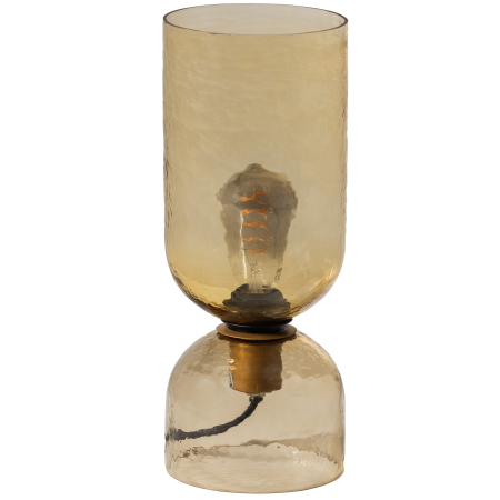 Lampi de masa - Lampa de masa Gigi, 25 W, E27, sticla, natur, 38 x 15 x 15 cm, WOOOD 375035-N