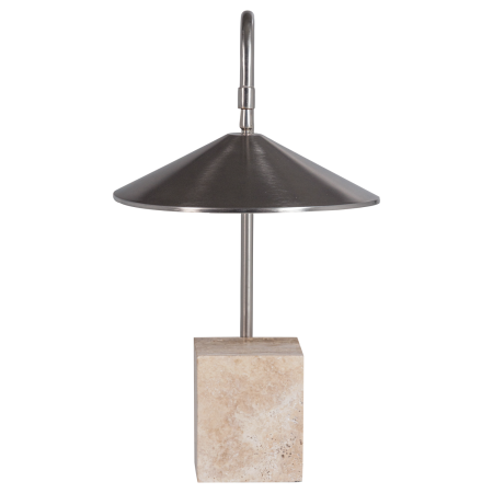Lampa de masa Korn, 40 W, E27, metal, crom, 58 x 56 x 15 cm, WOOOD 377937-C [2]