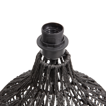 Lampa de masa Macy Baza, 60 W, E27, fier, negru, 44 x 31 x 31 cm, WOOOD 373501-Z [3]