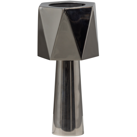 Lampi de masa - Lampa de masa Rea, 40 W, E27, metal, crom, 38 x 16 x 16 cm, WOOOD 377622-C