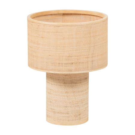Lampi de masa - Lampa de masa Syro, 40 W, E27, rafie, natur, 38 x 28 x 28 cm, WOOOD 377815-N