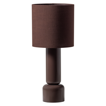 Iluminat decorativ - Lampa de masa Zivian, 40 W, E27, MDF, maro inchis, 53 x 16 x 16 cm, WOOOD 377827-D