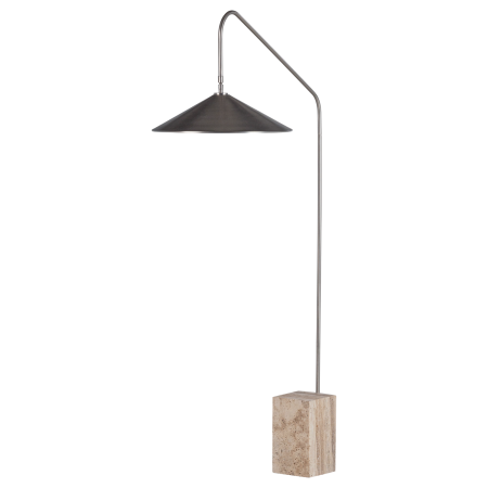 Lampi de podea - Lampa de podea Korn, 40 W, E27, metal, crom, 182 x 124 x 25 cm, WOOOD 377936-C