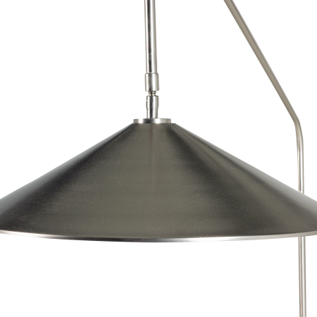 Lampa de podea Korn, 40 W, E27, metal, crom, 182 x 124 x 25 cm, WOOOD 377936-C [6]