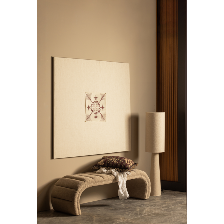 Lampa de podea Loft, 4 W, E27, metal, natur, 130 x 30 x 30 cm, WOOOD 801396-N [1]