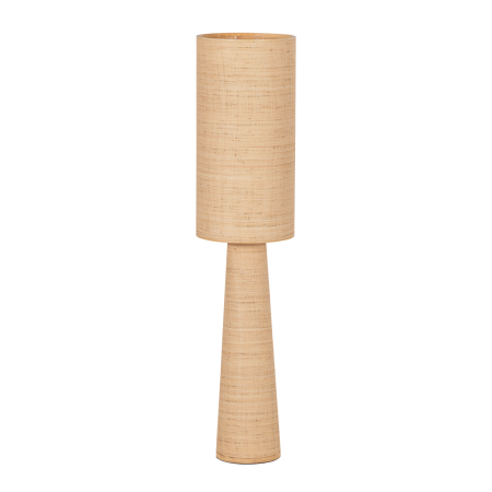 Lampi de podea - Lampa de podea Syro, 40 W, E27, rafie, natur, 130 x 30 x 30 cm, WOOOD 377813-N