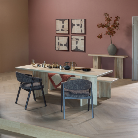 Masa dining Ato, lemn de mango, natur, 76 x 220 x 90 cm, WOOOD 377856-N [2]