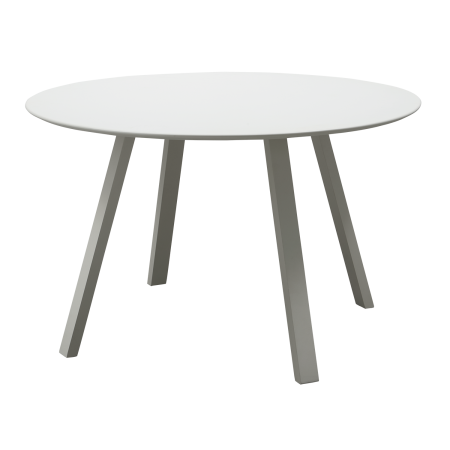 Mese dining - Masa dining Auke, aluminiu, gri ceata, 75 x 120 x 120 cm, WOOOD 377445-M