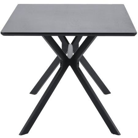 Masa dining Bruno, lemn, negru, 75 x 160 x 90 cm, WOOOD 377219-Z [2]