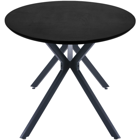 Masa dining Bruno, lemn, negru, 75 x 220 x 100 cm, WOOOD 377217-Z [4]