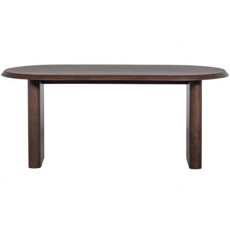 Masa dining Ellips, lemn de mango, nuc, 75 x 180 x 90 cm, vtwonen 400482-W [2]