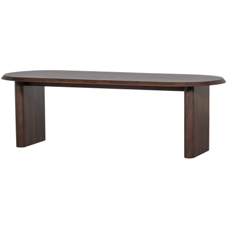 Mese dining - Masa dining Ellips, lemn de mango, nuc, 75 x 240 x 90 cm, vtwonen 400481-W