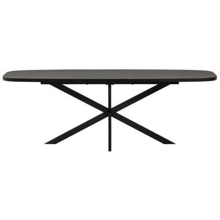 Masa dining extensibila Arros, MDF, negru, 75 x 220 x 90 cm, WOOOD 377506-Z [3]