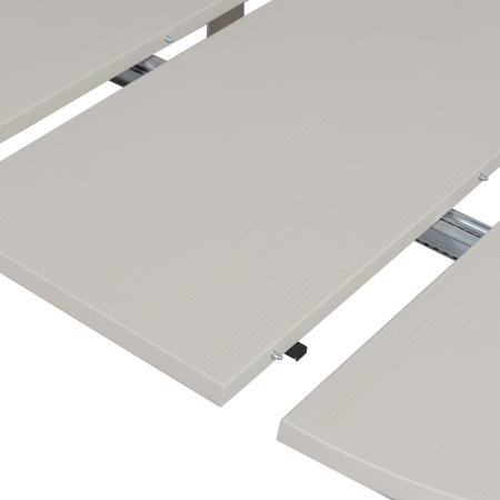 Masa dining extensibila Janne, lemn de stejar, gri Dakar, 75 x 120 x 120 cm, WOOOD 373786-DG [10]
