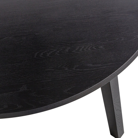 Masa dining extensibila Lange Jan Ø, lemn de stejar, negru intens, 75 x 120 x 120 cm, WOOOD 373786-Z [9]