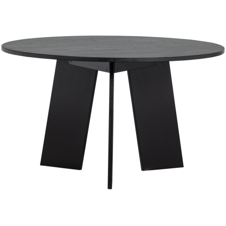 Masa dining Fries, lemn de stejar, negru intens, 75 x 129 x 129 cm, WOOOD 200188-Z [2]