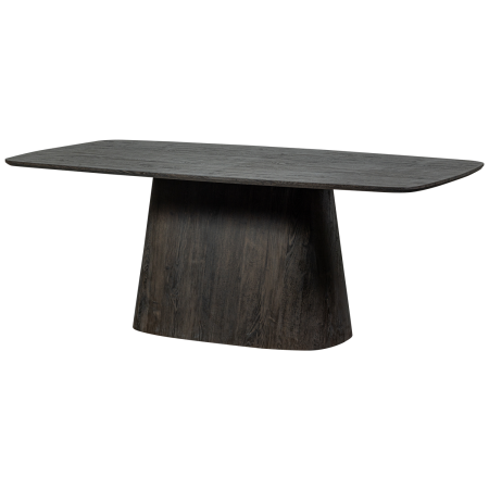 Mese dining - Masa dining Leah, lemn, maro inchis, 76 x 200 x 105 cm, WOOOD 377426-D