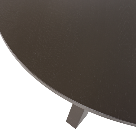 Masa dining Rhonda, lemn de stejar, maro mediu, 75 x 129 x 129 cm, WOOOD 375419-MI [5]