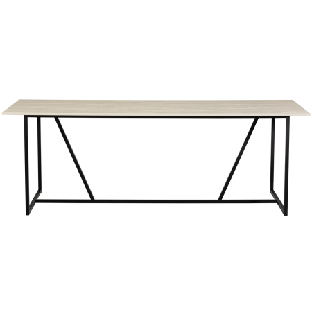Masa dining Silas, lemn de frasin, gri prafuit, 75 x 220 x 90 cm, WOOOD 373652-D [3]