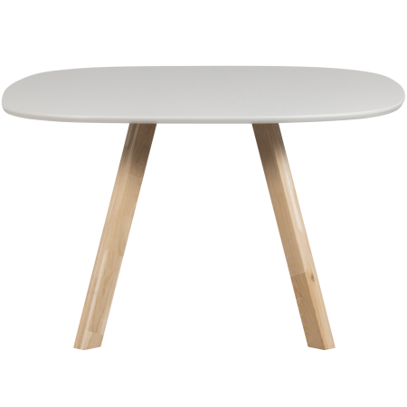 Masa dining Tablo, lemn de frasin, gri ceata, 75 x 130 x 130 cm, WOOOD 376094-E [3]