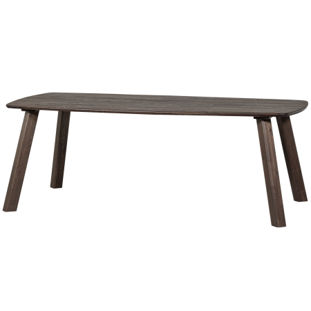 Mese dining - Masa dining Tablo, lemn de stejar, maro mystic, 74 x 220 x 100 cm, WOOOD 375100-MB