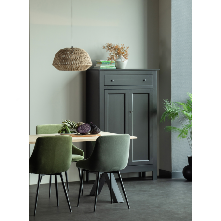Masa dining Tablo, lemn de stejar, natur, 75 x 180 x 90 cm, WOOOD 376015-A [1]