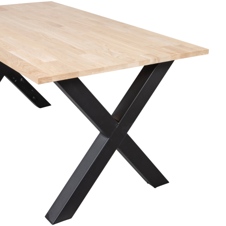 Masa dining Tablo, lemn de stejar, natur, 75 x 160 x 90 cm, WOOOD 376014-A [2]