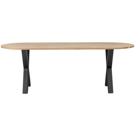 Masa dining Tablo, lemn de stejar, natur, 75 x 220 x 90 cm, WOOOD 376030-A [1]