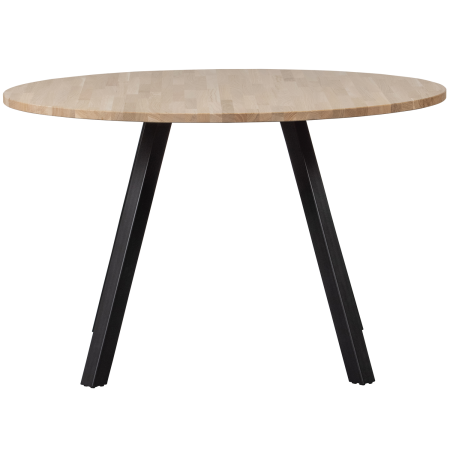 Masa dining Tablo, lemn de stejar, netratat, 75 x 120 x 120 cm, WOOOD 376022-N [2]