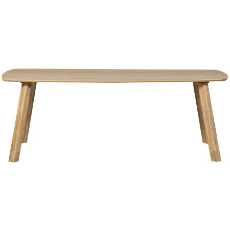 Masa dining Tablo, lemn de stejar, transparent, 74 x 180 x 100 cm, WOOOD 375097-TP [1]